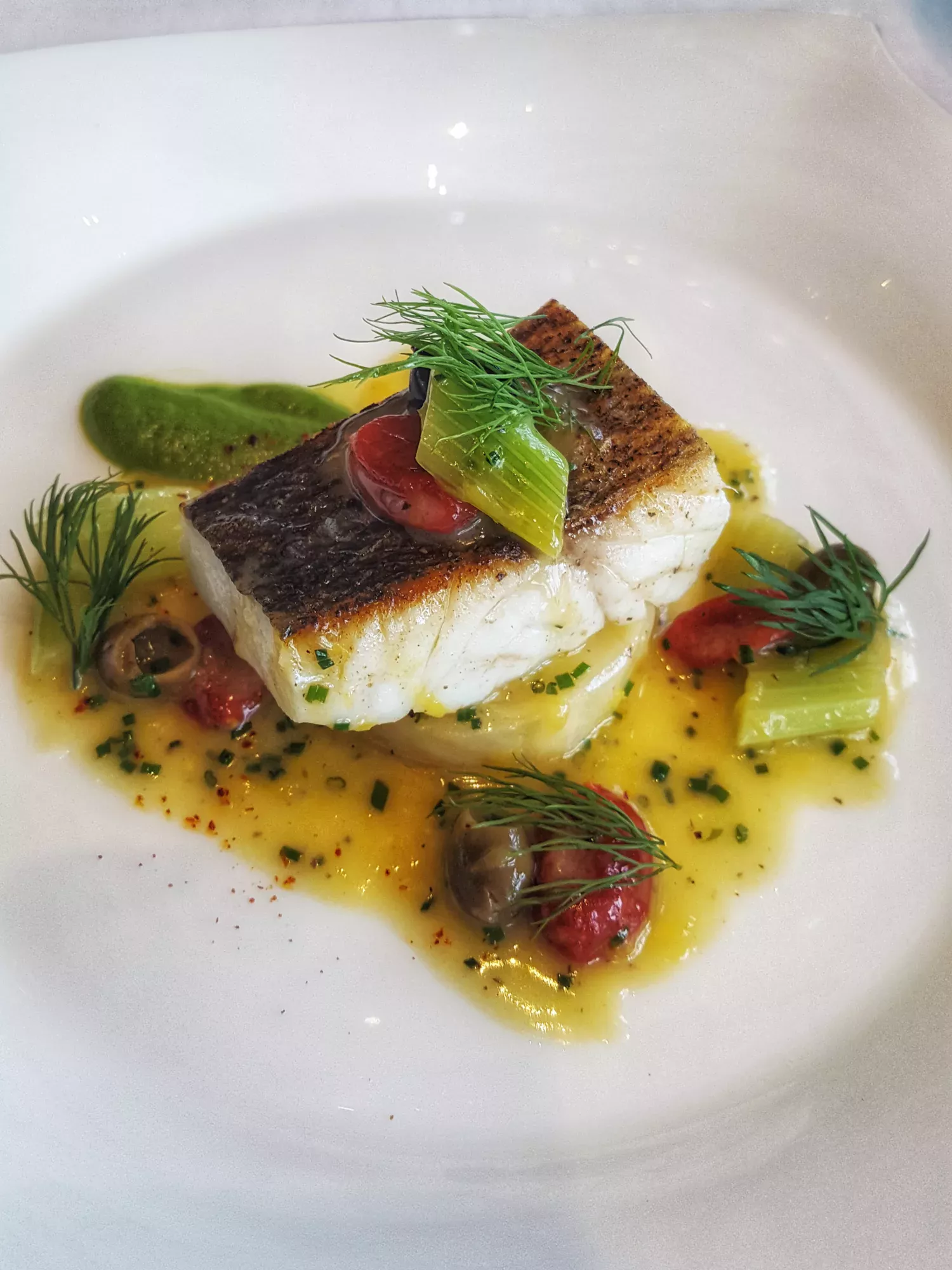 Turbot Fillet with Datterino Tomatoes