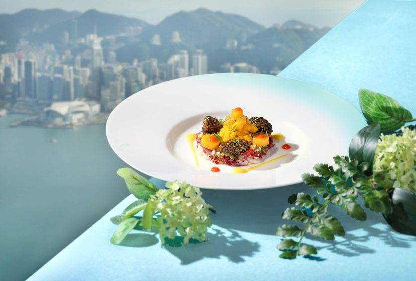 Mediterranean Blue Lobster with Mango and Kristal Kaviari